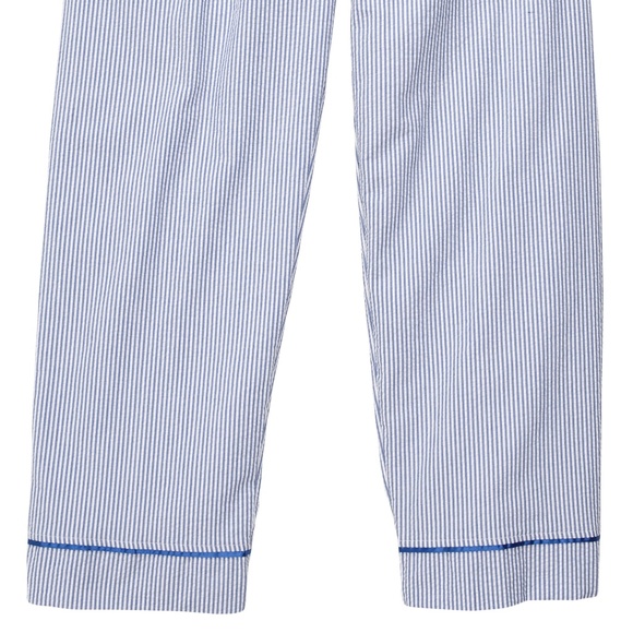 Seer Sucker PJ Pant - Blue Stripe - Picture 2 of 5